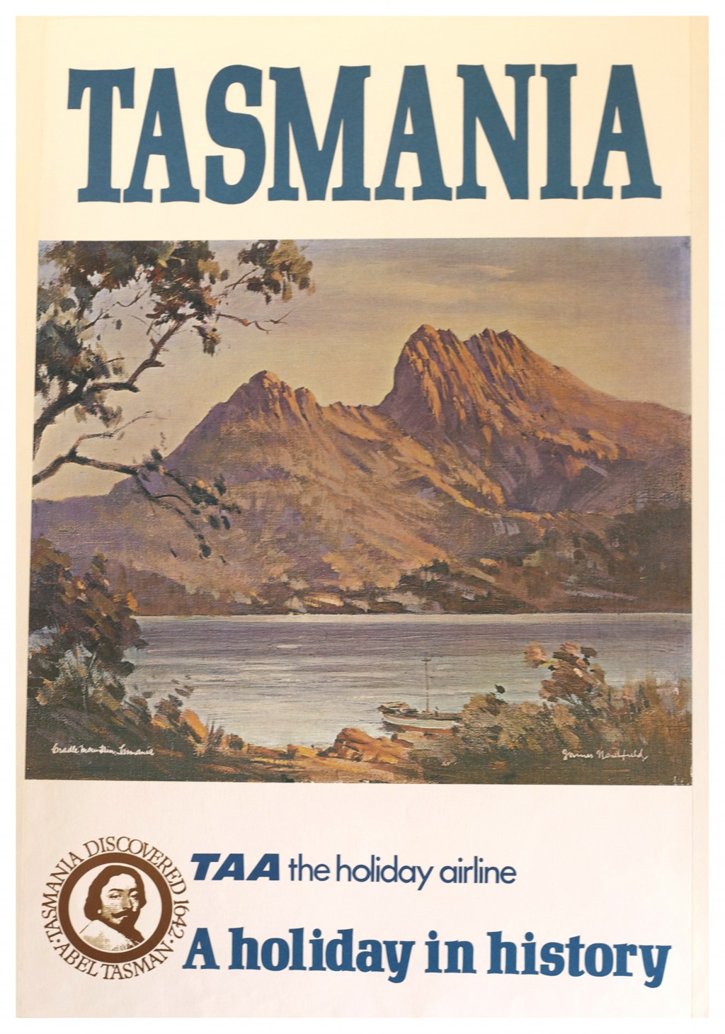 T39 Vintage Tasmania Tasmanian Travel Poster Re-Print A2/A3/A4 