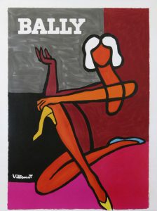 Bally Pink Villemot Original Vintage Poster Letitia Morris Gallery