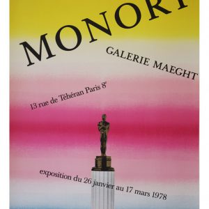 Monory Galerie Maeght Original Vintage Poster