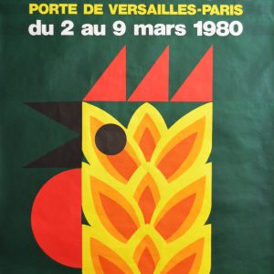 Salon International De L'agriculture 1980 Original Vintage Poster