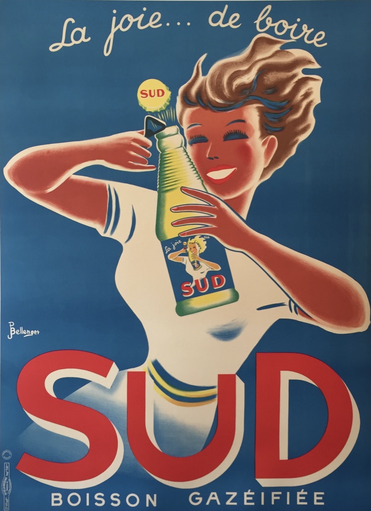 SUD by Bellenger Original Vintage Poster