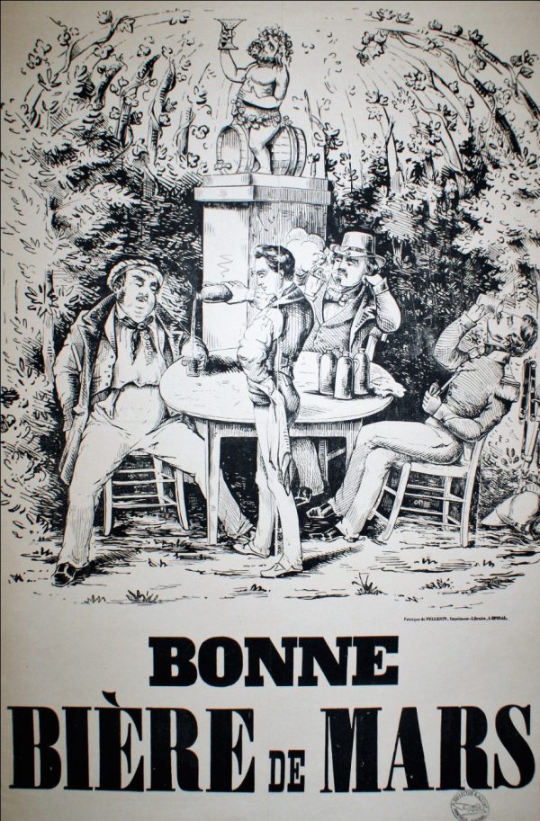 Bonne Biere de Mars Original Vintage poster for beer