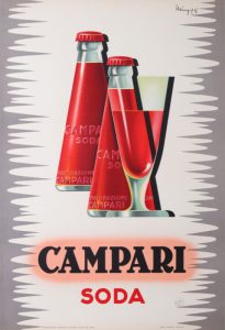 Campari soda mingozzi giovanni original vintage poster