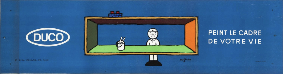 SAVIGNAC. DUCO Peint le cadre de votre vie, 1964