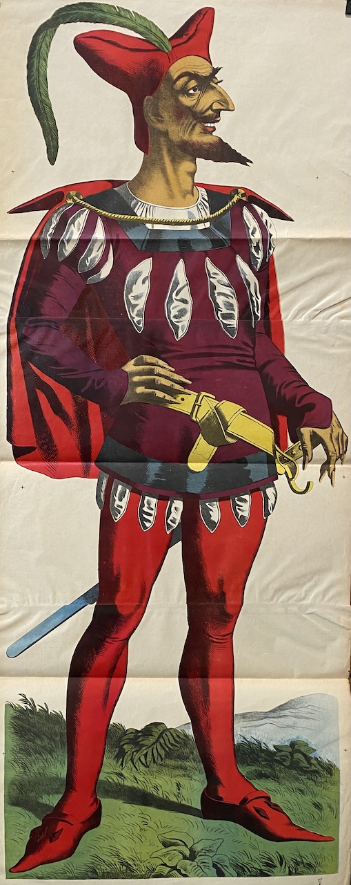 Wissembourg Mephistopheles Devil Original Vintage Poster