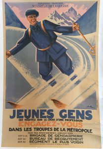 Jeunes Gens Republique Francaise Original Vintage Poster