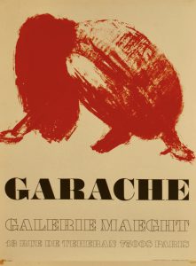 Garache Galerie Maeght Original Vintage Poster