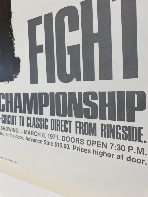 The World Heavyweight Championship Original Vintage Poster