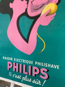 Jean Colin 'Philps ”C’est Plus Sûr !” Original Vintage Poster