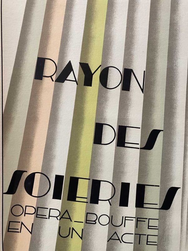 Rayon des Soleries Original Vintage Poster