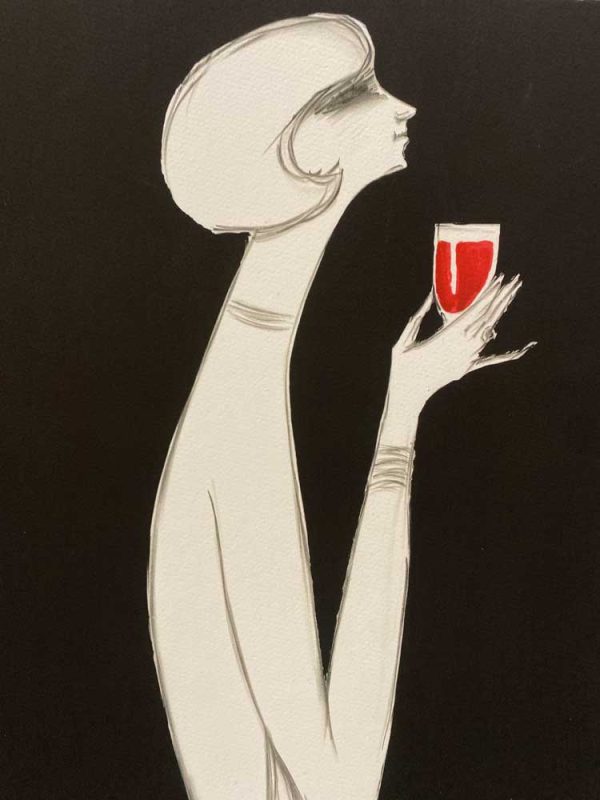 Campari Rouge by Villemot Original Vintage Poster