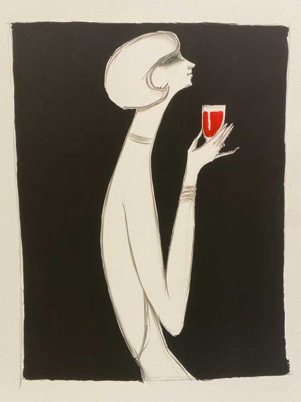 Campari Rouge by Villemot Original Vintage Poster