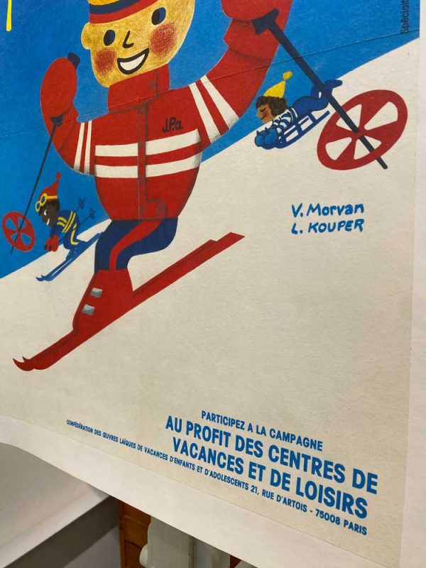 Jeunesse au Plein Air Ski Original Vintage Poster