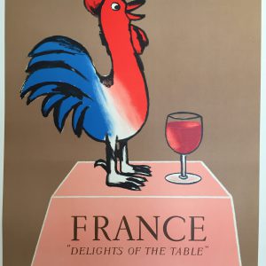Savignac Delights of France original vintage poster