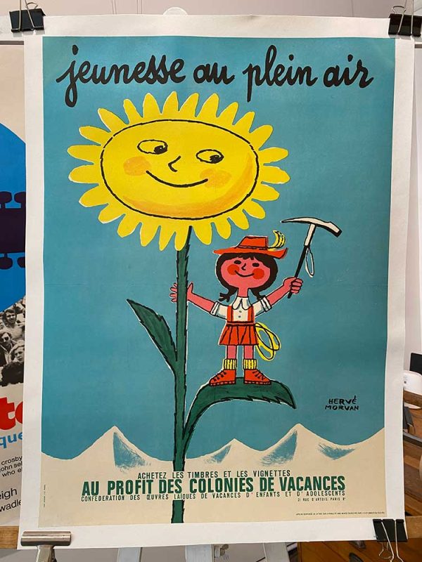 Jeunesse au plein air Colonies de Vacances Vintage Poster