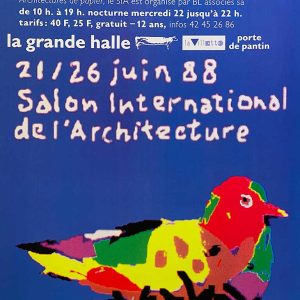 Quarez Salon International De L'Architecture Original Poster