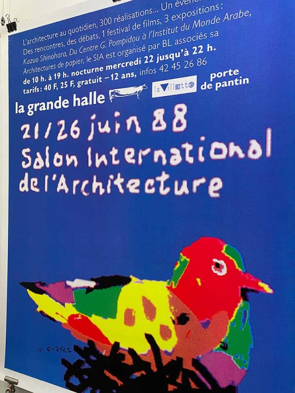 Quarez Salon International De L'Architecture Original Poster