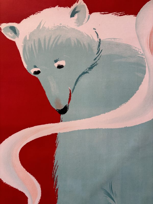 Agis Polar Bear Original Vintage Poster Letitia Morris Gallery