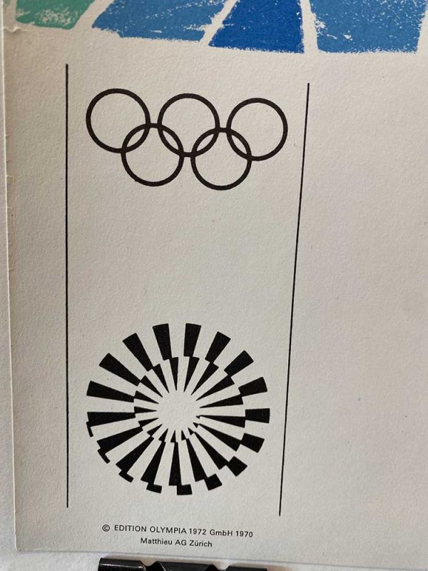 David Hockney Olympics Original Vintage Poster