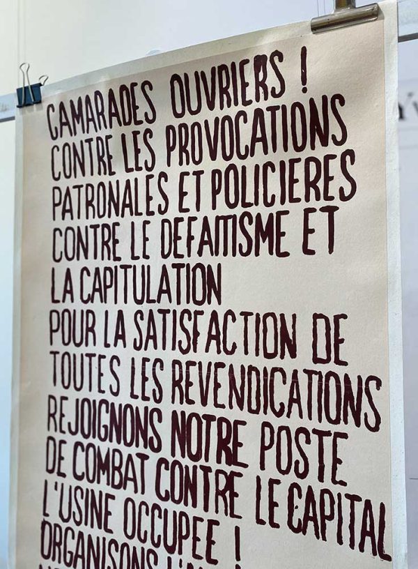 Camarades Ouvriers ! May 1968 Original Vintage Poster