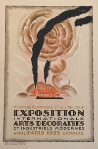 Exposition International Paris 1925 Original Vintage Poster
