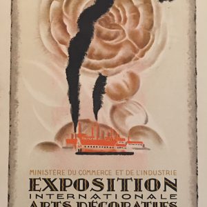 Exposition International Paris 1925 Original Vintage Poster