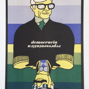 Democracia Representativa Original Vintage Poster