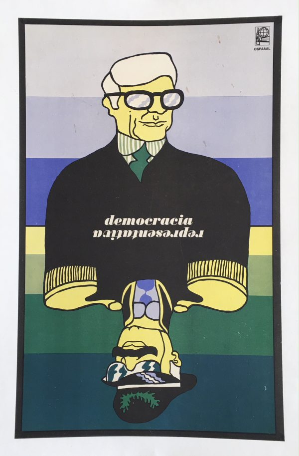 Democracia Representativa Original Vintage Poster