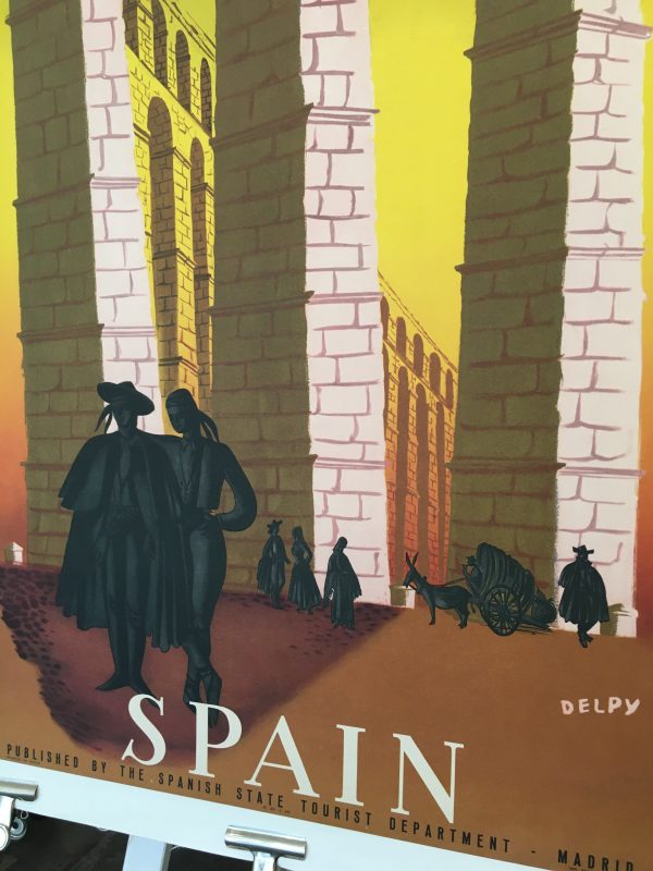 Spain Tourism by Tom Delpy Original Vintage Poster