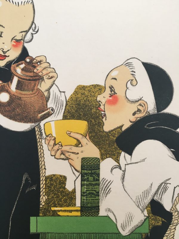 Pas De Bon Cafe Sans Composition Des Moines Original Vintage Poster