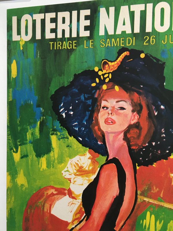 Loterie Nationale by Brenot Original Vintage Poster