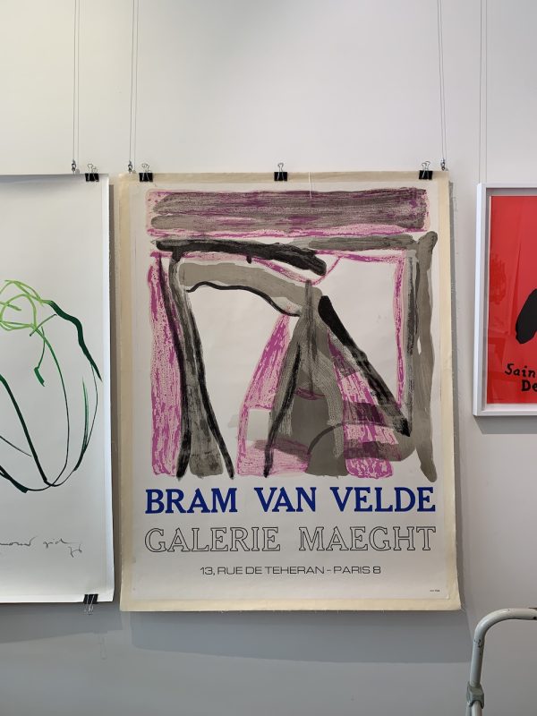 Bram Van Velde Galerie Maeght Original Vintage Poster
