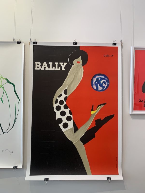 Bally Kick Original Vintage Poster by Villemot