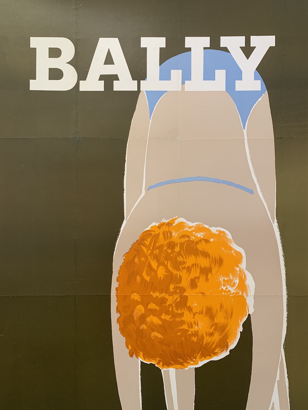 Bally Ballet Fix Masseau Original Vintage Poster