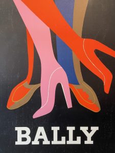 Bally Tango by Villemot Bernard Original Vintage Poster