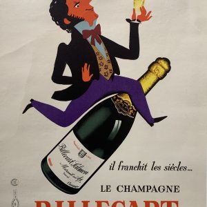 Billecart Champagne Original Vintage Poster