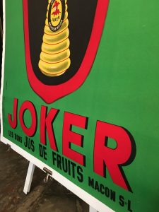 Joker Jus De Fruits by Auriac Original Vintage Poster.