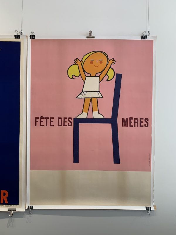 Fete Des Meres Original Vintage Poster