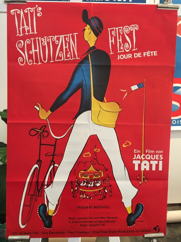 Tati Schutzen Fest Jour De Fete by Jacques Tati Original Vintage Poster
