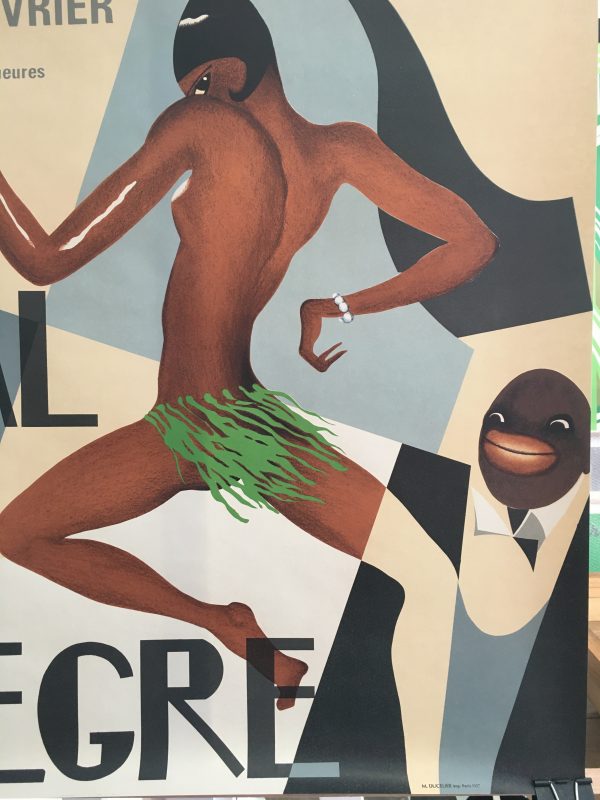 Josephine Baker Au Bal Negre Original Vintage Poster