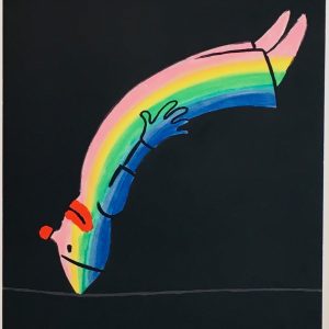 Savignac Rainbow Original Vintage Poster