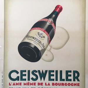 Geisweiler Marton 1922 Original Vintage Poster