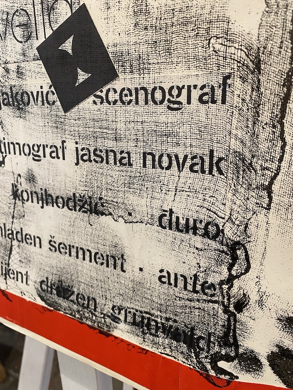 Jazavac Pred Sudom Boris Bucan Original Vintage Poster