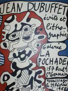 Jean Dubuffet GALERIE LA POCHADE Original Vintage Poster