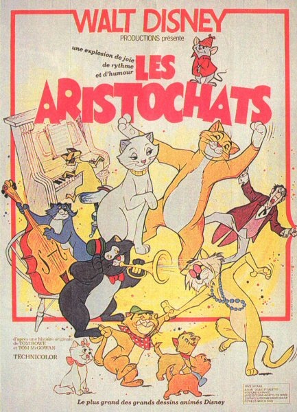 Poster for Sale avec l'œuvre « Marie - Les Aristochats » de l