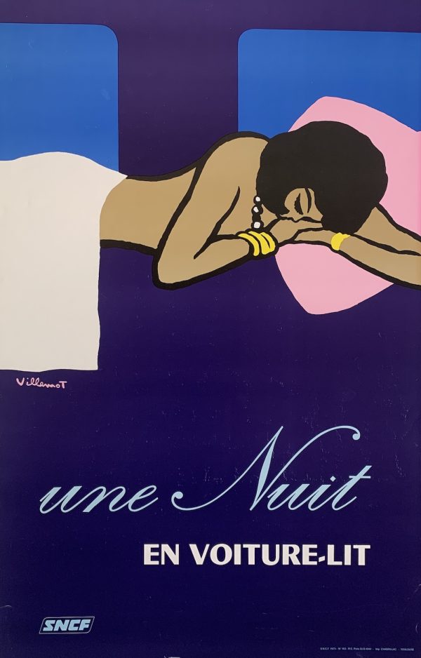 Villemot Une Nuit Original Vintage Poster