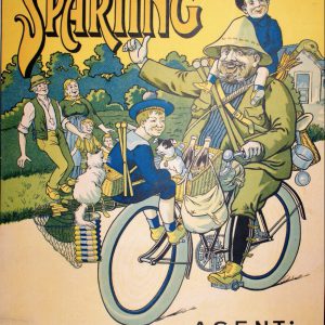 T’en fais pas, c’est une bicyclette Sparting Original Vintage Poster