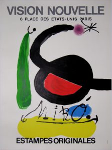 Antique vintage posters from MIRO Joan ( 1893 - 1983 )