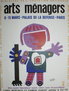 ARTS MÉNAGERS Palais De La Defence Original Vintage Poster