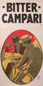 Bitter Campari Hohenstein Adolph 1910 Original Vintage Poster